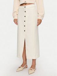 Karen by Simonsen Spódnica midi Pepper 10105053 Écru Regular Fit. Spódniczki damskie Karen by Simonsen, bez wzorów, z syntetyku, maxi. Za 259.99 zł.