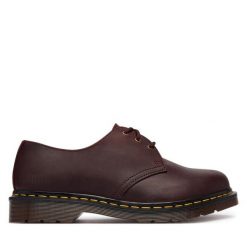 Półbuty Dr. Martens. Czerwone półbuty męskie Dr. Martens, bez zapięcia. Za 859.99 zł.
