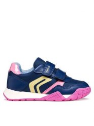 Geox Sneakersy J Rann-E Girl J65P8A 0FU54 C4RE8 D Granatowy. Niebieskie buty sportowe dziewczęce Geox, bez wzorów, z materiału, bez zapięcia. Za 249.99 zł.