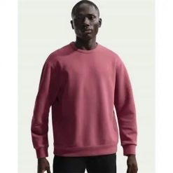 Bluza treningowa męska Nike Dri-Fit 24.7. Czerwone bluzy bez kaptura męskie Nike, bez wzorów, sportowe, bez kołnierzyka, bez ramiączek. Za 273.00 zł.