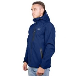 Kurtka softshell męska Pros Sport SOFTGRIT. Niebieskie kurtki softshell damskie Pros, m, bez wzorów, z softshellu, bez kaptura. Za 299.00 zł.