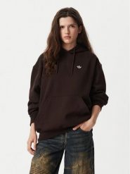 Adidas Bluza Ess Os LH4724 Brązowy Regular Fit. Brązowe bluzy bez kaptura damskie Adidas, xl, z bawełny. Za 219.99 zł.