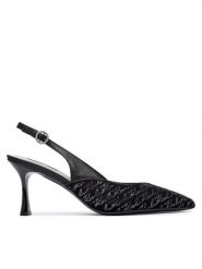 KARL LAGERFELD Szpilki Sienna KL32706A Czarny. Czarne szpilki Karl Lagerfeld, bez wzorów, z materiału, bez obcasa. Za 814.99 zł.