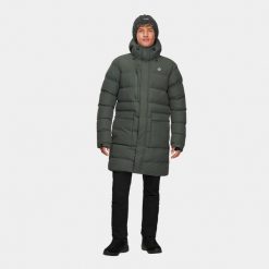 Kurtka/płaszcz zimowy męski Alpinus Trolltunga. Zielone kurtki męskie Alpinus, na zimę, m, bez wzorów. W wyprzedaży za 270.00 zł.