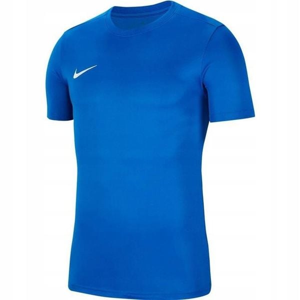 Koszulka do piłki nożnej męska Nike Dry Park VII Dri-Fit. Niebieskie t-shirty sportowe męskie Nike, m, bez ramiączek, do piłki nożnej, dri-fit (nike). Za 71.00 zł.