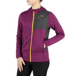 Bluza do biegania z kapturem damska Viking Tacoma Hoodie Lady. Fioletowe bluzy z kapturem damskie VIKING, s, bez wzorów, z kapturem. Za 219.90 zł.