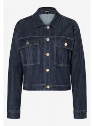 More & More Kurtka dżinsowa w kolorze granatowym rozmiar: 36. Niebieskie kurtki damskie MORE & MORE, bez wzorów, bez kaptura. Za 136.13 zł.