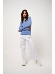 AUTHENTIC CASHMERE Kaszmirowy sweter "Epéna" w kolorze błękitnym rozmiar: S. Niebieskie swetry klasyczne damskie AUTHENTIC CASHMERE, s, z kaszmiru, bez kołnierzyka. Za 435.11 zł.