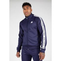 Delaware Kurtka dresowa - Granatowy. Niebieskie kurtki męskie GORILLA WEAR, l, bez wzorów, z dresówki, bez kaptura. Za 290.00 zł.