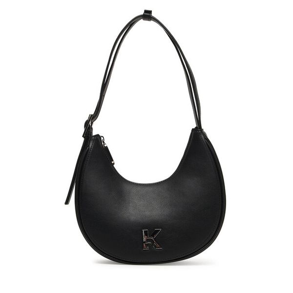 Torebka Karl Lagerfeld Jeans. Czarne torebki klasyczne damskie Karl Lagerfeld Jeans, bez wzorów, z jeansu, bez dodatków. Za 609.99 zł.