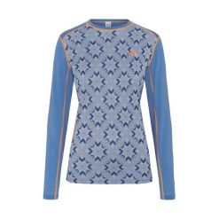 Damska koszulka z długim rękawem Kari Traa Iselin. Niebieskie t-shirty damskie Kari Traa, m, bez wzorów, z dzianiny, bez kołnierzyka. Za 432.50 zł.