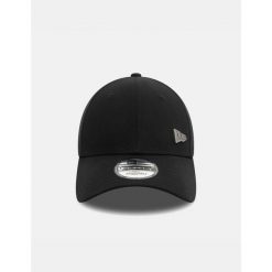 Czapka z daszkiem New Era NE Pin 9Forty. Czarne czapki z daszkiem damskie New Era, bez wzorów. Za 131.50 zł.