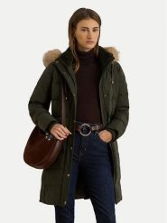 LAUREN RALPH LAUREN Kurtka puchowa 297957509006 Zielony Regular Fit. Zielone kurtki damskie Lauren Ralph Lauren, s, bez wzorów, z puchu, bez kaptura. Za 1,499.00 zł.