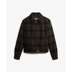 Damska kurtka puchowa Superdry. Brązowe kurtki damskie Superdry., m, z aplikacjami, z materiału, bez kaptura. Za 557.25 zł.