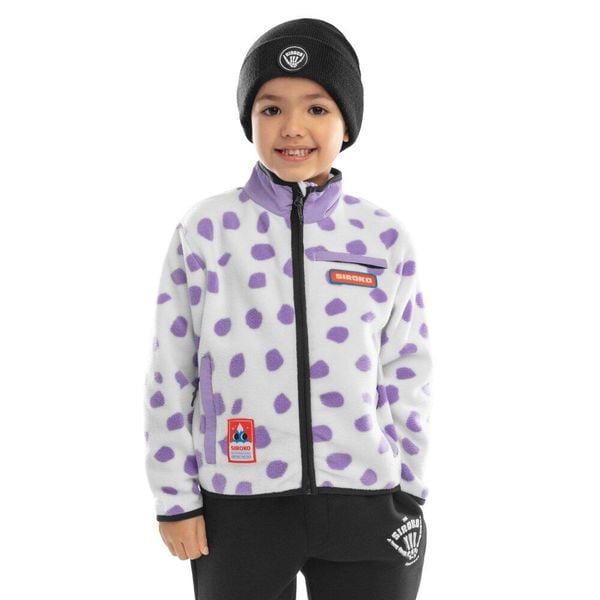 Chopięca kurtka polarowa Sporty zimowe Siroko Popsicle. Białe kurtki damskie SIROKO, na zimę, m, bez wzorów, z polaru, sportowe, bez kaptura. W wyprzedaży za 83.00 zł.