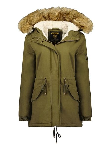 Canadian Peak Parka "Ampuri" w kolorze khaki rozmiar: L. Brązowe parki damskie Canadian Peak, l, bez wzorów. Za 170.07 zł.