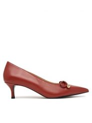 Furla Czółenka Poppy YM21FPO X30000 CN 4902S Brązowy. Brązowe czółenka damskie Furla, bez wzorów, ze skóry, bez obcasa. Za 969.99 zł.