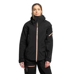 Kurtka narciarska damska Maloja W'S TarinaM. Czarne kurtki narciarskie i snowboardowe damskie Maloja, l, bez wzorów, z materiału, bez kaptura, narciarskie. Za 989.99 zł.
