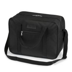 Torba podróżna do samolotu 40x30x20 SOLIER STB01 czarna. Czarne torby podróżne damskie Solier, bez wzorów, z materiału. Za 65.00 zł.
