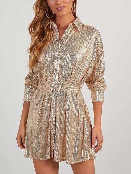 Milan Kiss Sukienka w kolorze złotym rozmiar: S. Żółte sukienki damskie Milan Kiss, s, bez wzorów, z tkaniny, bez kołnierzyka, bez ramiączek, mini. Za 193.70 zł.