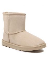 Jenny Fairy Śniegowce WSL19150-12 Beżowy. Brązowe śniegowce damskie Jenny Fairy, z materiału. Za 59.99 zł.