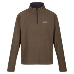 Bluza Polarowa z suwakiem Męska Thompson. Brązowe bluzy bez kaptura męskie Regatta, m, z polaru. Za 46.99 zł.