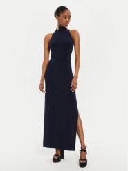 NORMA KAMALI Sukienka wieczorowa KK2243PL236951 Granatowy Slim Fit. Niebieskie sukienki damskie NORMA KAMALI, l, bez wzorów, z syntetyku, wizytowe, bez kołnierzyka, bez ramiączek. Za 629.99 zł.
