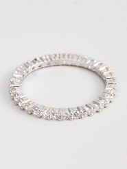 U.S. Polo Assn. Pierścionek z kryształami rozmiar: 52,5. Szare pierścionki damskie U.S. Polo Assn., z kryształem, metalowe. Za 78.99 zł.