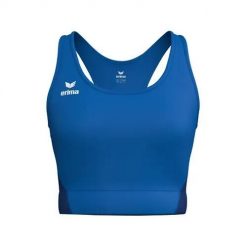 Biustonosz sportowy Erima T&F Wings niebieski. Niebieskie biustonosze sportowe damskie Erima, bez wzorów, z elastanu. Za 175.90 zł.
