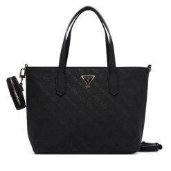 Torebka Guess. Czarne torebki klasyczne damskie Guess, z aplikacjami, bez dodatków. Za 324.99 zł.