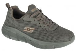 Buty sportowe Sneakersy męskie, Bobs B Flex - Chill Edge. Zielone buty sportowe na co dzień męskie Skechers, z materiału, bez zapięcia, trekkingowe. Za 229.99 zł.
