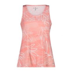 Damski tank top CMP. Czerwone topy damskie CMP, bez wzorów, bez kołnierzyka. W wyprzedaży za 140.35 zł.