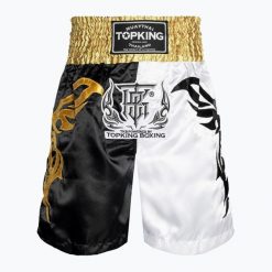 Spodenki treningowe Top King Kickboxing. Czarne szorty damskie TOP KING, bez wzorów, sportowe. Za 279.99 zł.