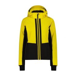 Kurtka narciarska z kapturem damska CMP. Czarne kurtki narciarskie i snowboardowe damskie CMP, bez wzorów, z lycry, z kapturem, narciarskie. Za 906.00 zł.
