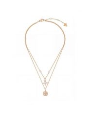 Guess Naszyjnik JUBN06 468JW Złoty. Żółte naszyjniki damskie Guess, ze stali. Za 349.99 zł.