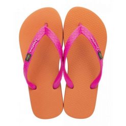 Japonki basenowe damskie Ipanema Clas Brasil II. Brązowe klapki damskie Ipanema, bez wzorów, z materiału, bez obcasa. Za 56.95 zł.