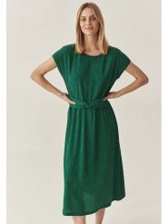 TATUUM Sukienka w kolorze zielonym rozmiar: 36. Zielone sukienki damskie Tatuum, bez wzorów, bez kołnierzyka, bez ramiączek, midi. Za 204.48 zł.