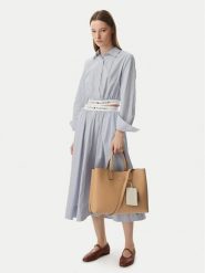 Tommy Hilfiger Torebka Th Icon Satchel AW0AW18723 Khaki. Brązowe torebki klasyczne damskie Tommy Hilfiger, bez wzorów, ze skóry, bez dodatków. Za 699.99 zł.