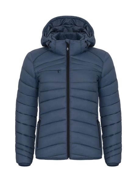 Clique Kurtka Idaho Women z recyklingu – lekka i ciepła – Fog Blue. Niebieskie kurtki damskie CLIQUE, xl, bez wzorów, z materiału. Za 313.61 zł.