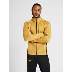 Bluza dresowa zapinana na zamek błyskawiczny Hummel Cima XK. Brązowe bluzy bez kaptura męskie HUMMEL, l, z dresówki. W wyprzedaży za 252.60 zł.