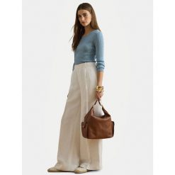 Torebka LAUREN RALPH LAUREN. Brązowe torebki klasyczne damskie Lauren Ralph Lauren, bez wzorów, bez dodatków. Za 2,198.99 zł.