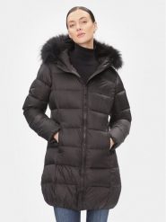 Bomboogie Płaszcz zimowy CW 093P T DLC3 Czarny Regular Fit. Czarne płaszcze damskie Bomboogie, na zimę, bez wzorów, z syntetyku. Za 1,359.00 zł.