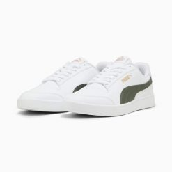 Buty sportowe męskie Puma SHUFFLE białe 30966827 r 48.5. Białe buty sportowe na co dzień męskie Puma, z gumy, bez zapięcia, trekkingowe. Za 167.80 zł.