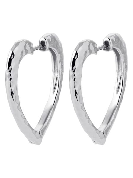 L'Atélier Précieux Srebrne kolczyki-kreole rozmiar: onesize. Szare kolczyki damskie L'Atélier Précieux, srebrne. Za 173.99 zł.