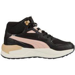 Buty Puma X-Ray Speed Mid Wtr 385869 05 czarne. Czarne buty sportowe na co dzień damskie bez wzorów, z syntetyku. W wyprzedaży za 426.42 zł.