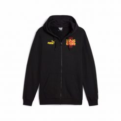 Bluza z kapturem RC Lens Culture 2024/25. Czarne bluzy z kapturem męskie Puma, m, z bawełny. W wyprzedaży za 267.00 zł.