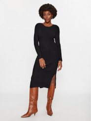 Vero Moda Sukienka dzianinowa 10291686 Czarny Bodycon Fit. Czarne sukienki damskie Vero Moda, xl, bez wzorów, z dzianiny, bez kołnierzyka, bez ramiączek, bodycon. Za 139.99 zł.