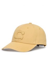 Coach Czapka z daszkiem 29CCN89 Beżowy. Brązowe czapki z daszkiem damskie Coach, bez wzorów, z bawełny. Za 209.99 zł.