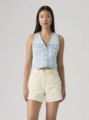 Levi's Kamizelka dżinsowa w kolorze błękitnym rozmiar: S. Niebieskie kamizelki damskie Levi's, s, z bawełny. Za 156.60 zł.