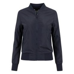 Parka damska Urban Classic bomber light. Czarne parki damskie Urban Classics, l, bez wzorów, z poliesteru. Za 174.35 zł.